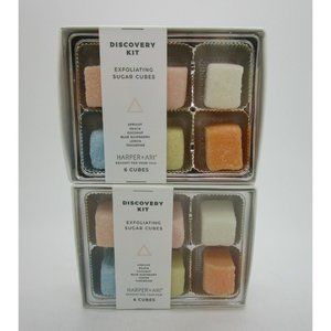 HARPER + ARI Discovery Kit Exfoliating Sugar Cubes - LOT OF 2 - 6 cubes ea